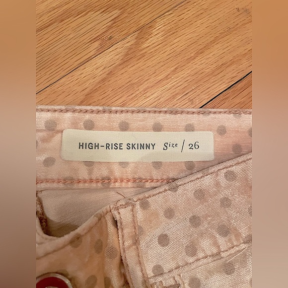 Anthropologie Pilcro and the Letterpress Velvet Polka Dot Pants - Picture 5 of 6